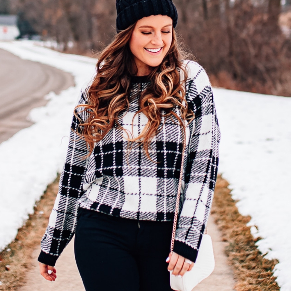 Plaid Sweater